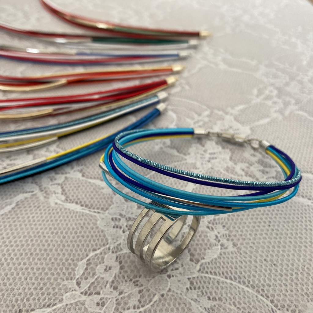 推しカラー 水引ブレスレット