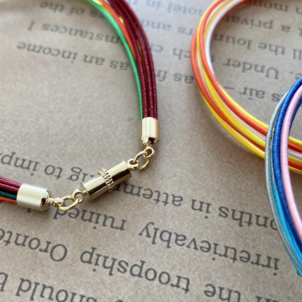 推しカラー 水引ブレスレット