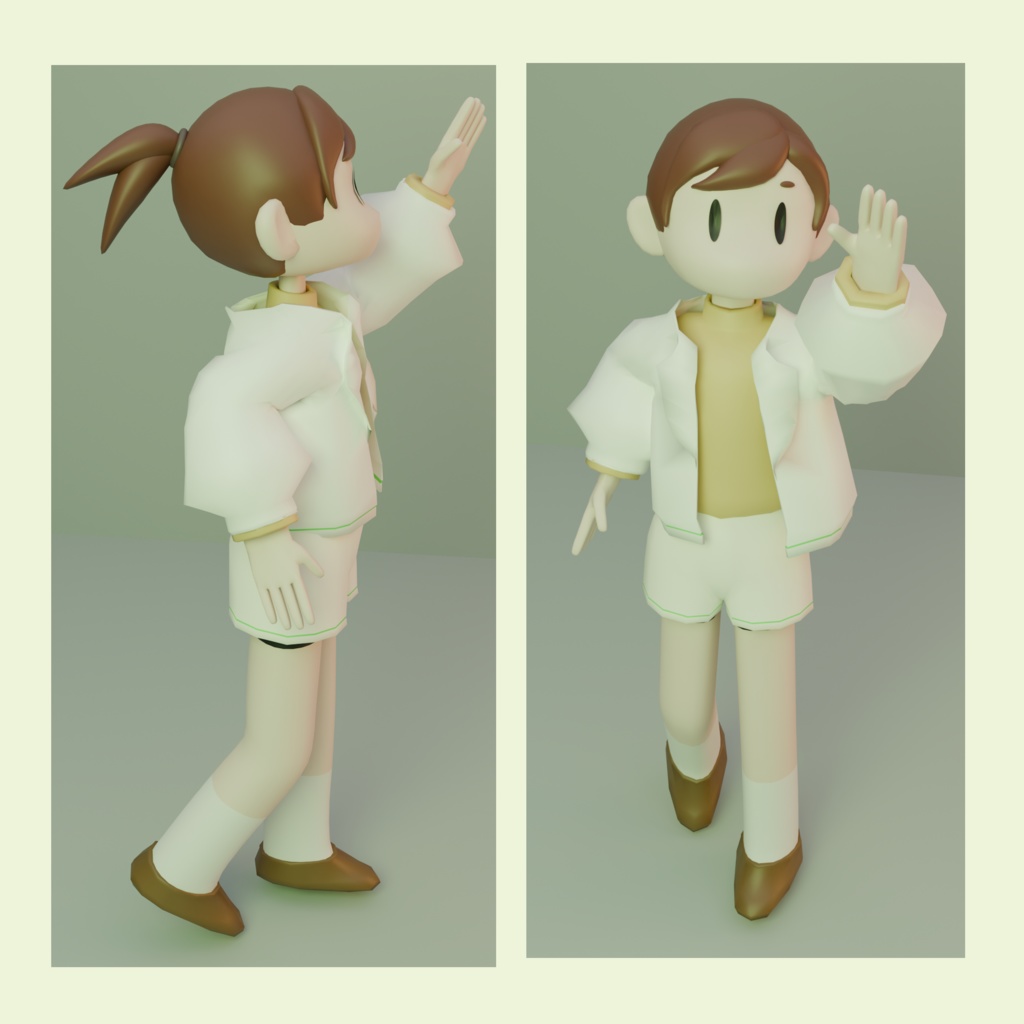 ポニー pony / オリジナル3Dモデル