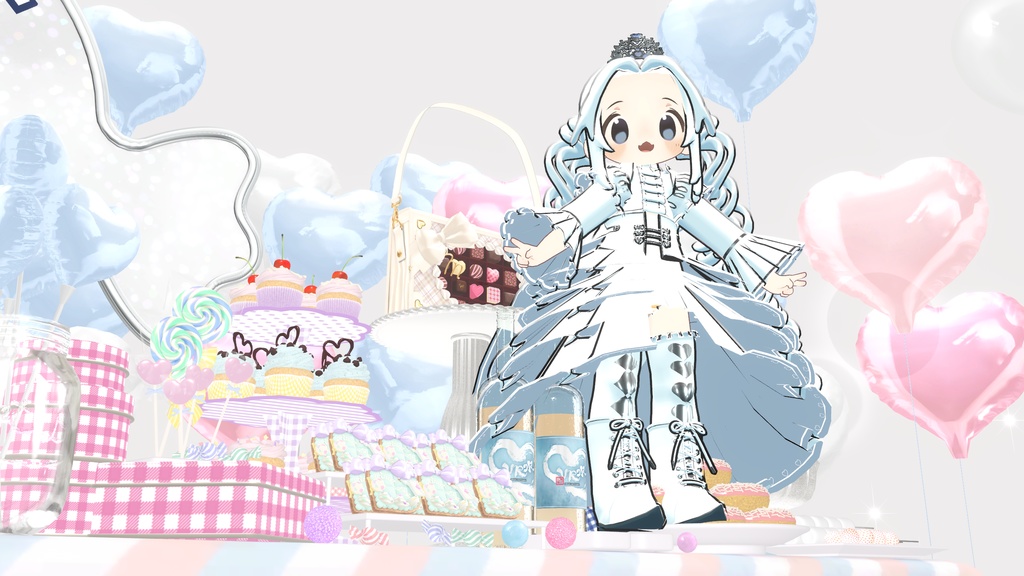 【まめひなた対応】ハートの女王【衣装・髪型】