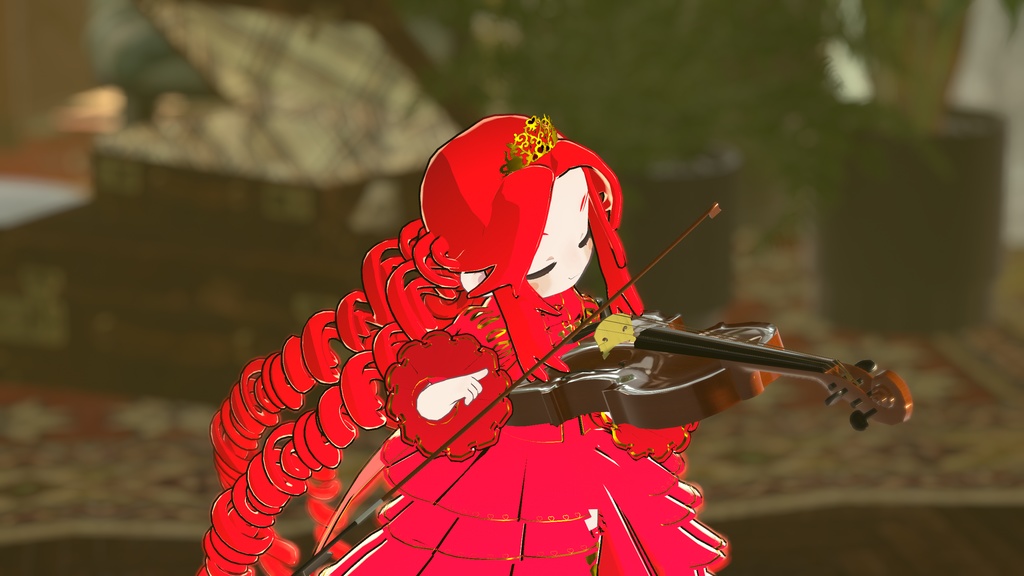 【まめひなた対応】ハートの女王【衣装・髪型】