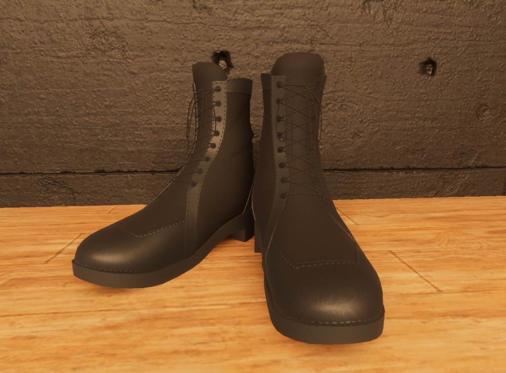 【8アバター対応】ミリタリーブーツ