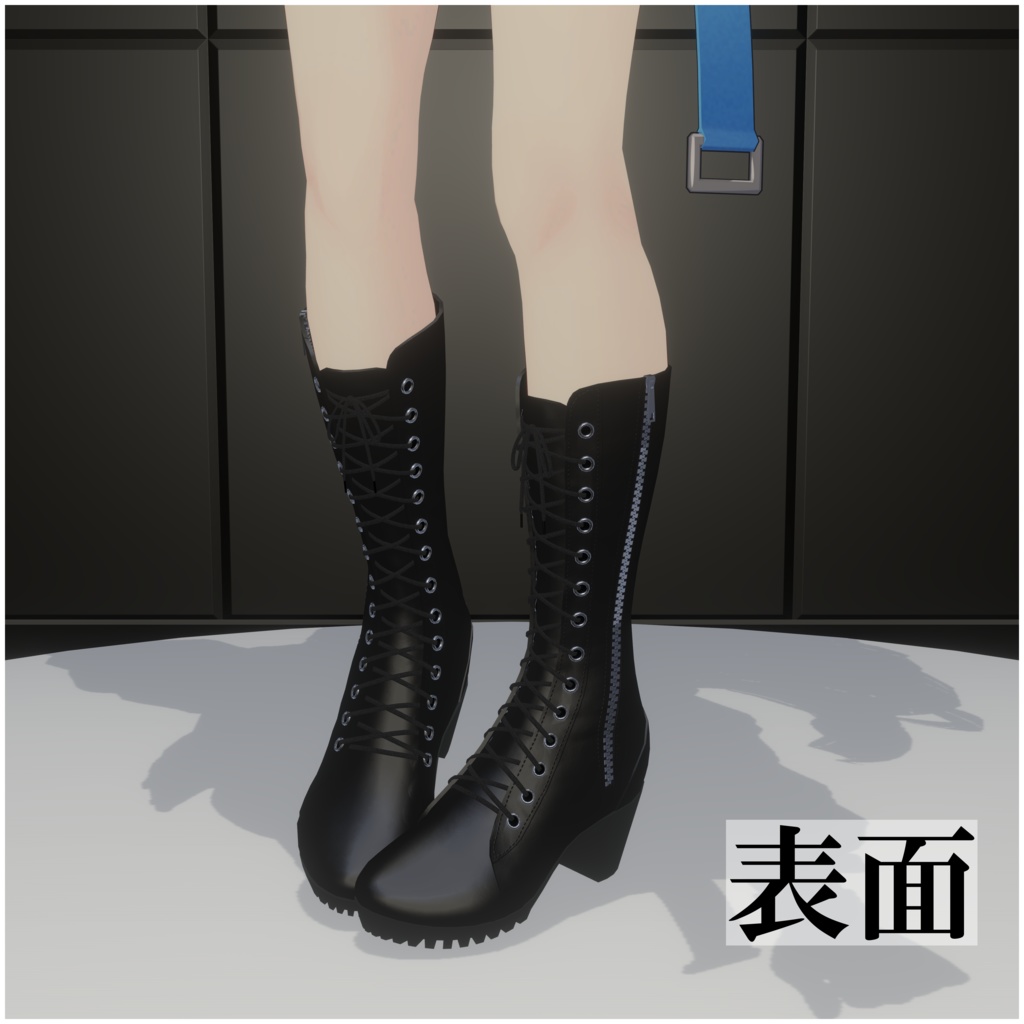 【ナユ、プラチナ対応】ミドルブーツ