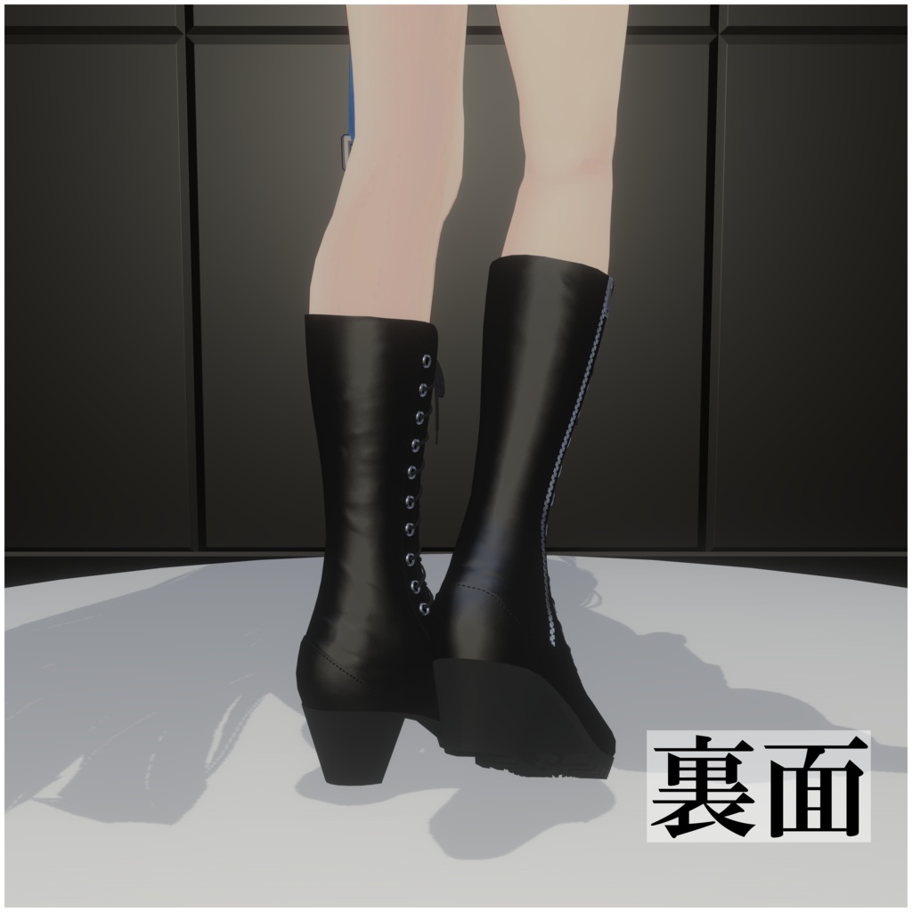 【ナユ、プラチナ対応】ミドルブーツ