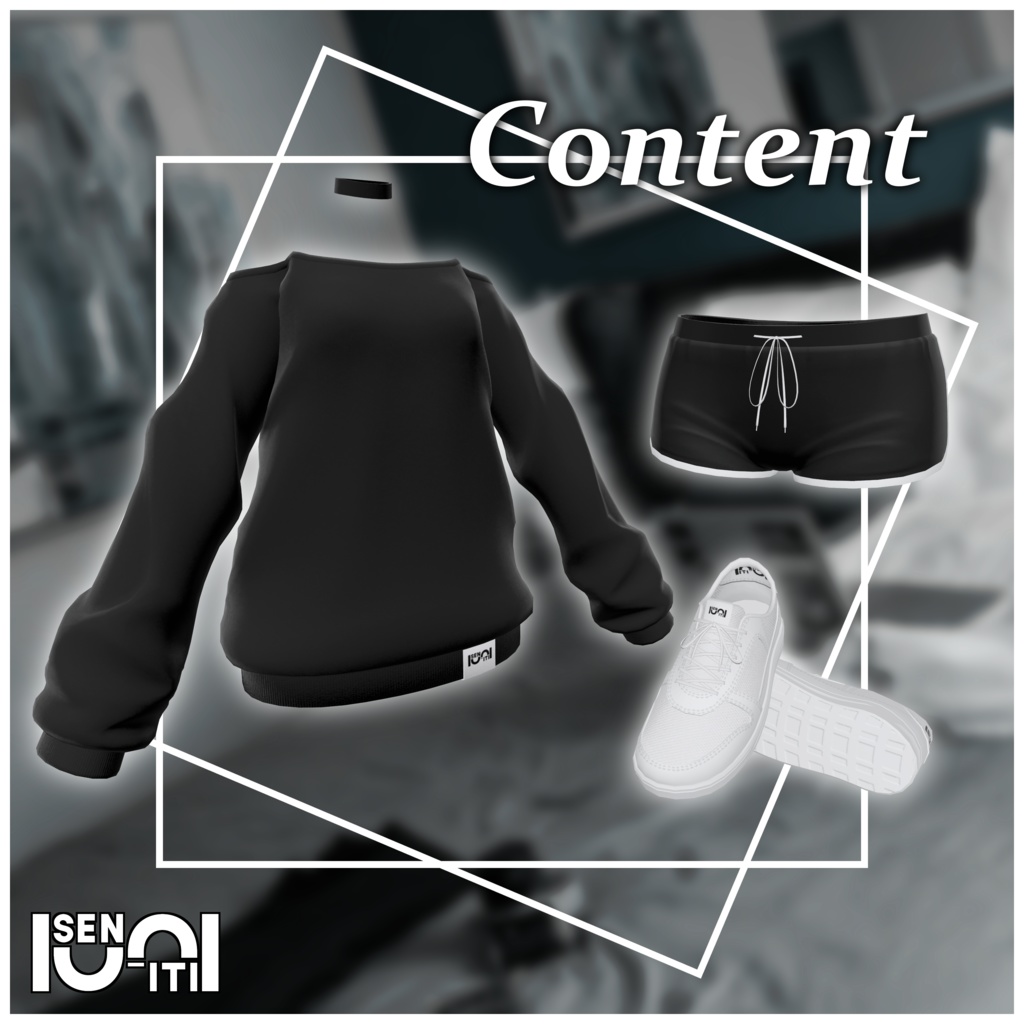 【12アバター対応】ルーズシャツ