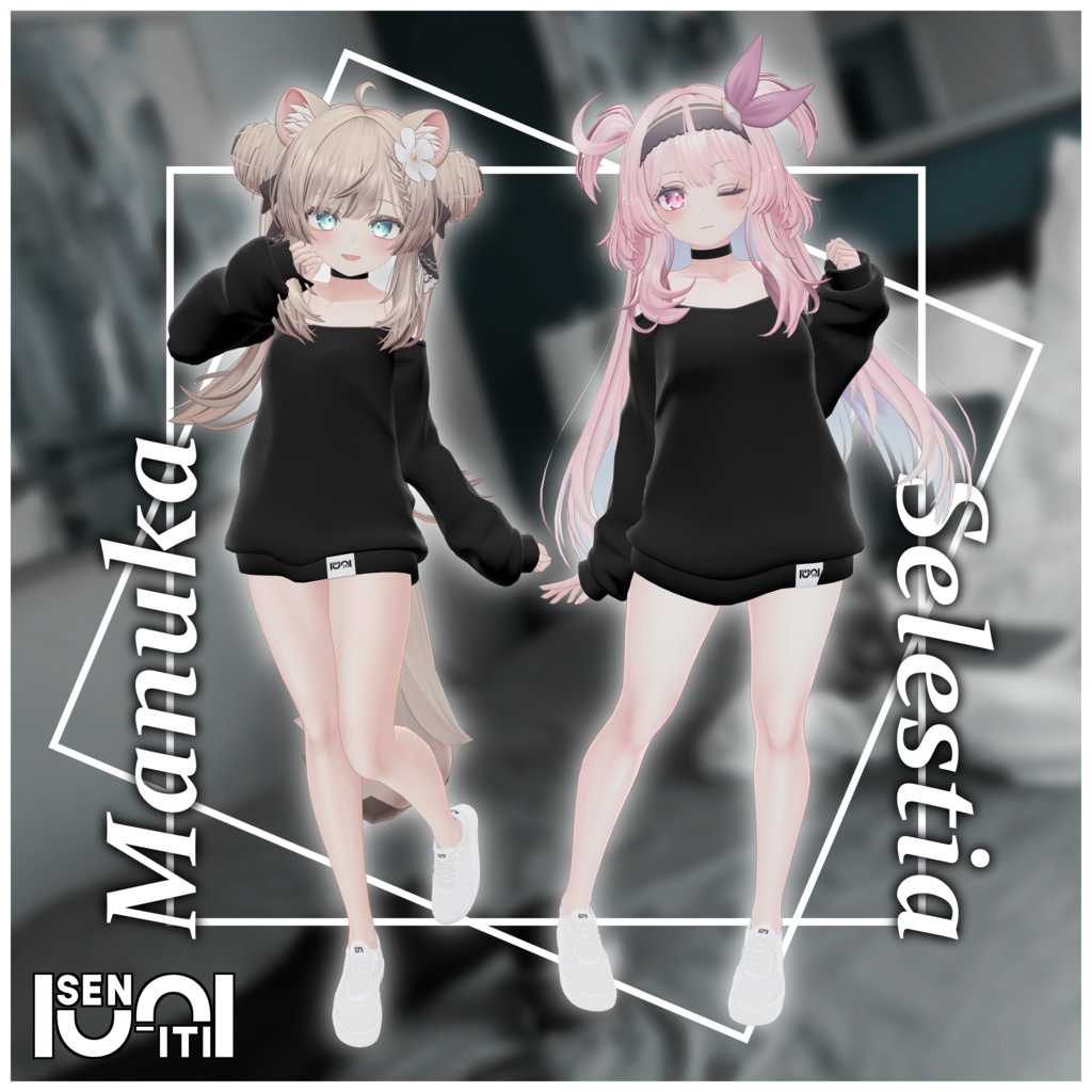 【12アバター対応】ルーズシャツ