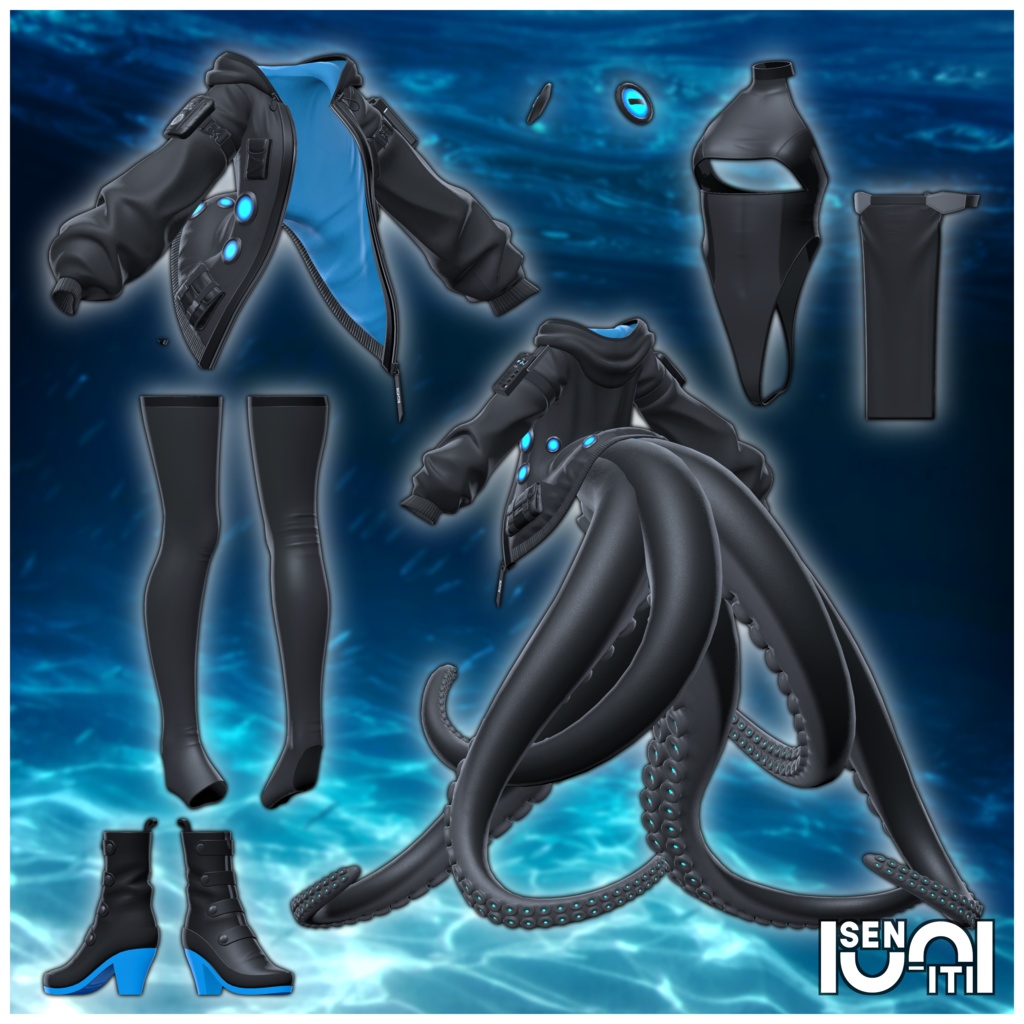 発売記念セール!【複数アバター対応】オクタルクス・アレイ- Octalux Array -