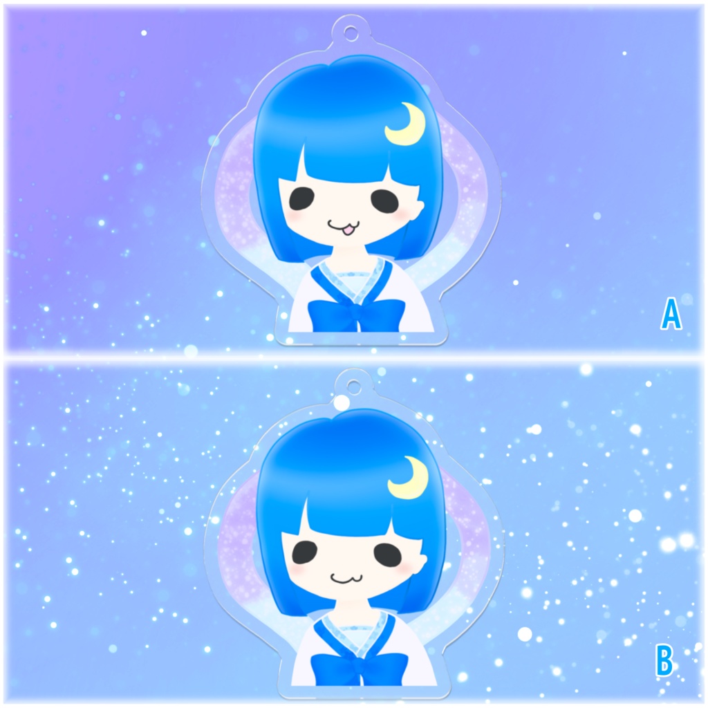 りそ*手描きアクリルキーホルダー