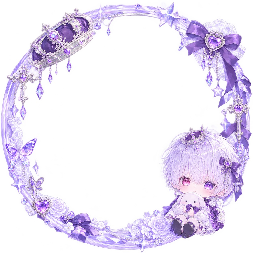 オリジナルキャラクター_アイコンリング配布_花・結・フローライト