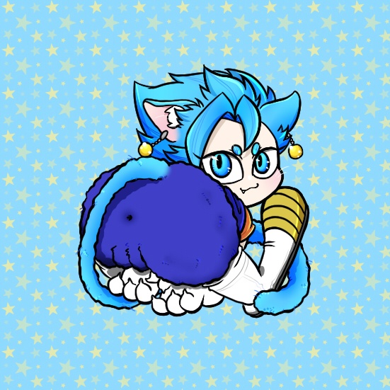 ミニクッション猫ストラップ