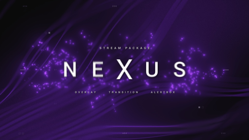 Nexus Stream Overlay Package (Twitch, Youtube, OBS, Streamlabs)