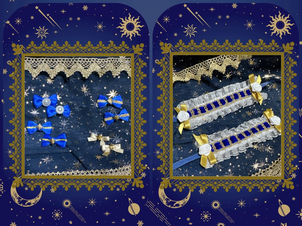 星空ウェディング 耳アクセサリー