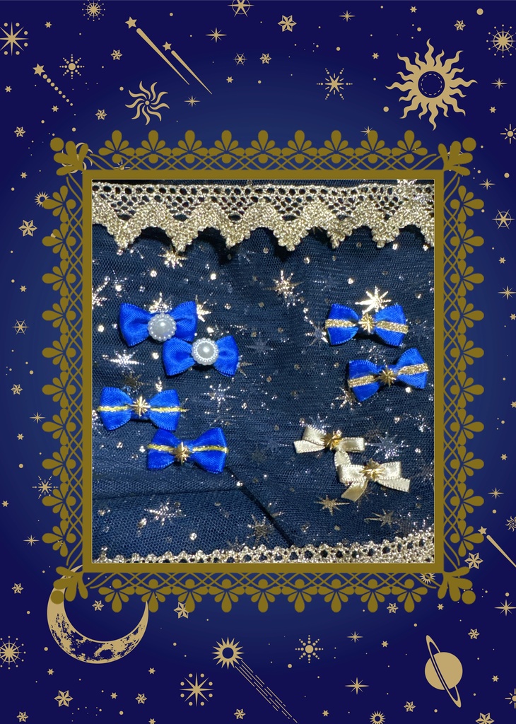 星空ウェディング 耳アクセサリー