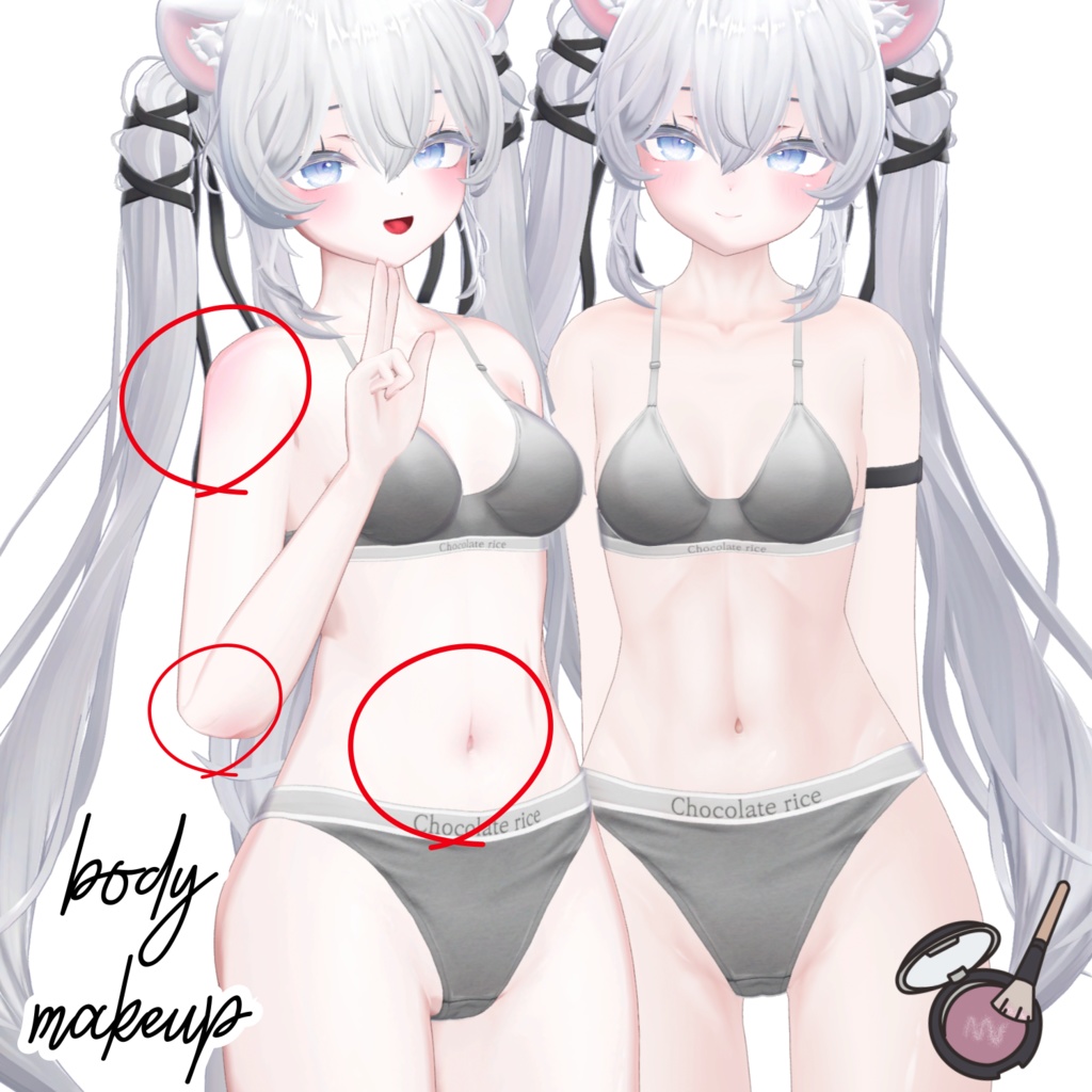 ♥ しおちゃんげんきメーキャップテクスチャー ≽^•⩊•^≼ ♥ / sio's healthy makeup texture ~4月7日 sale