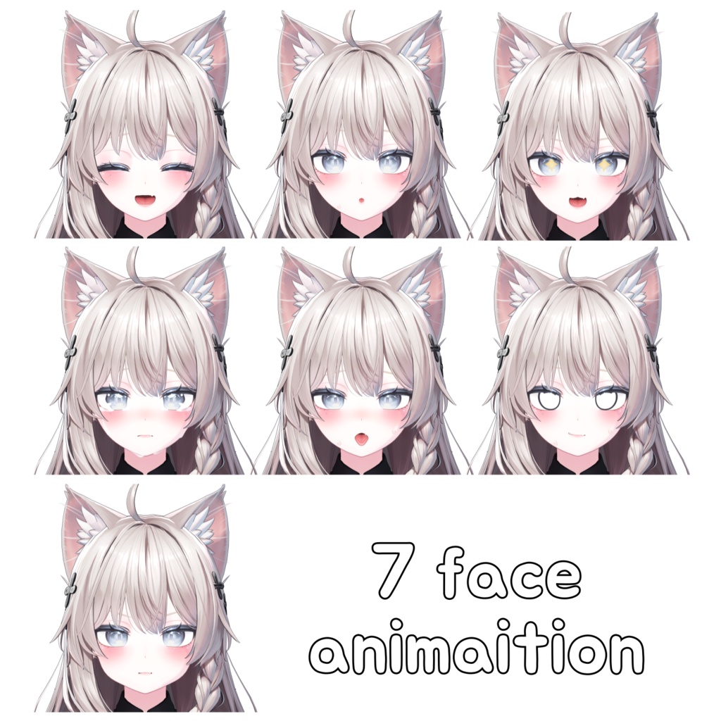 ๑ しなのちゃん毎日メイクテクスチャ+顔アニメです❛‿˂̵✧๑ Shinano's daily make up texture+ face anim ~4月7日 sale