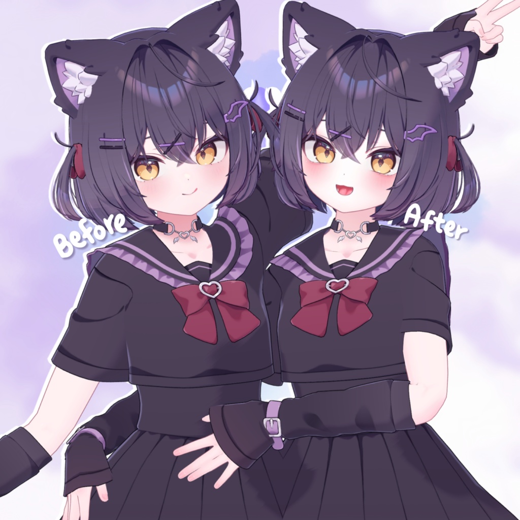 ♥ ショコラちゃん毎日メイクテクスチャ /ᐠ_ ꞈ _ᐟ\ɴʏᴀ~ ♥ / Chocolat daily make up texture