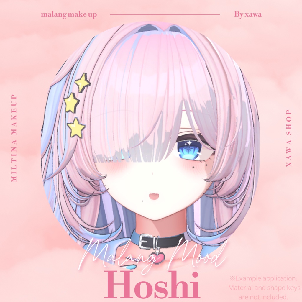 ෆミルティナちゃんモチメイクテクスチャー( ˶ ̇ ̵ ̇˶ ) ෆ / miltina's malang makeup texture