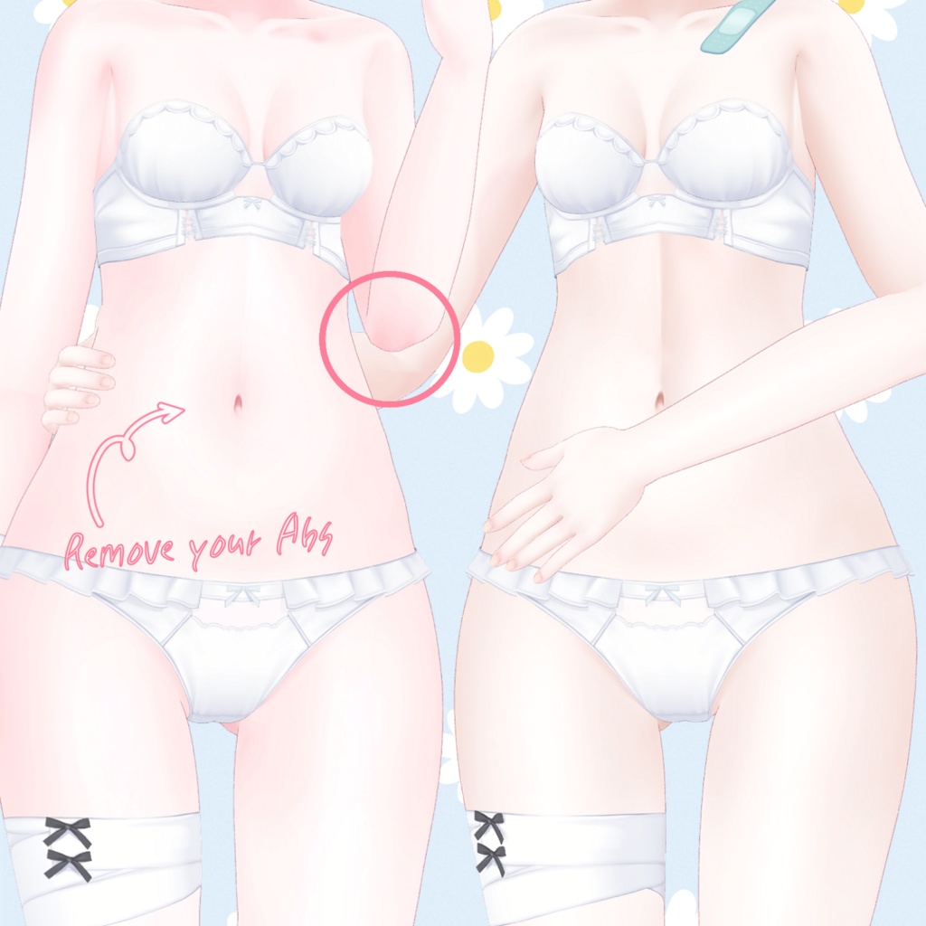 ❁ミルフィちゃんシャイメイクテクスチャー(、。 ̫ 。)、❁ / Milfy-chan Shy Makeup Texture