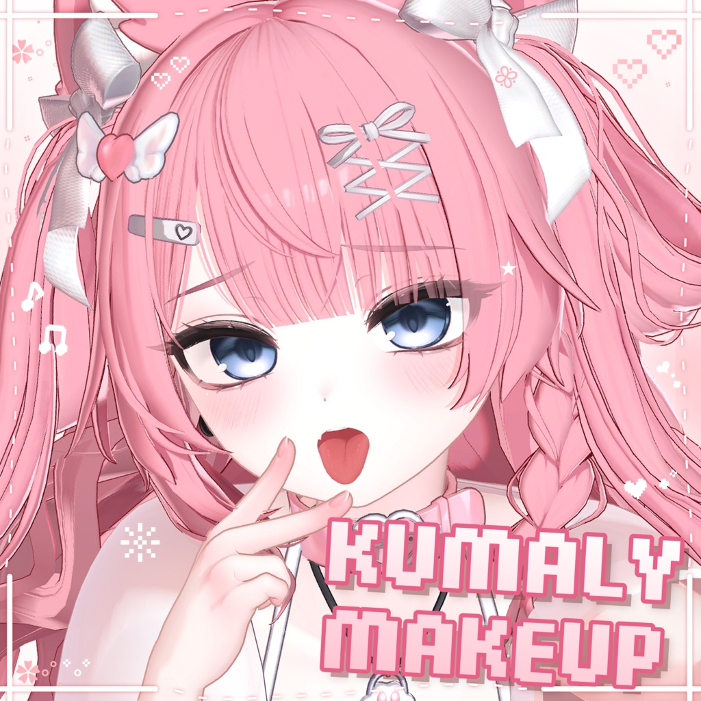 ʕ　·ᴥ·ʔ 【クマリちゃん】ぷにぷにフェイス＆ボディメイク+フェイスブレンドシェイプ ʕ·ᴥ·　ʔ / [Kumaly-chan] Punipuni Face & Body Makeup+ Face Blendshape
