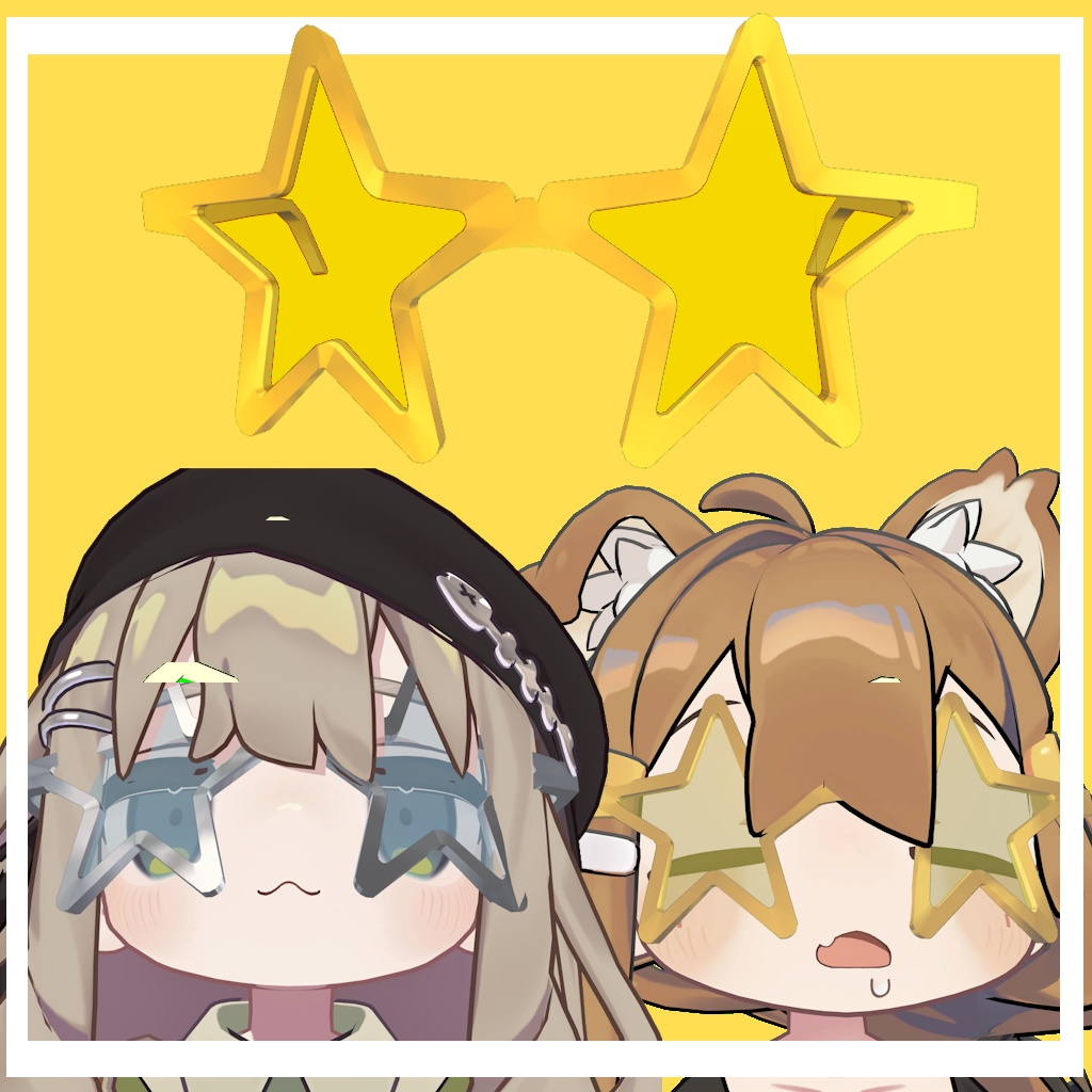 【まめふれんず対応衣装】Silly Glasses!