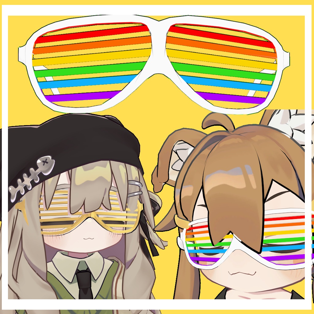 【まめふれんず対応衣装】Silly Glasses!