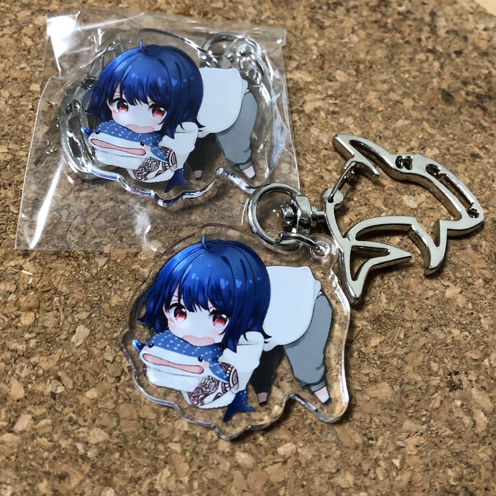 オリジナルキーホルダー つままれじんべゑ寿司