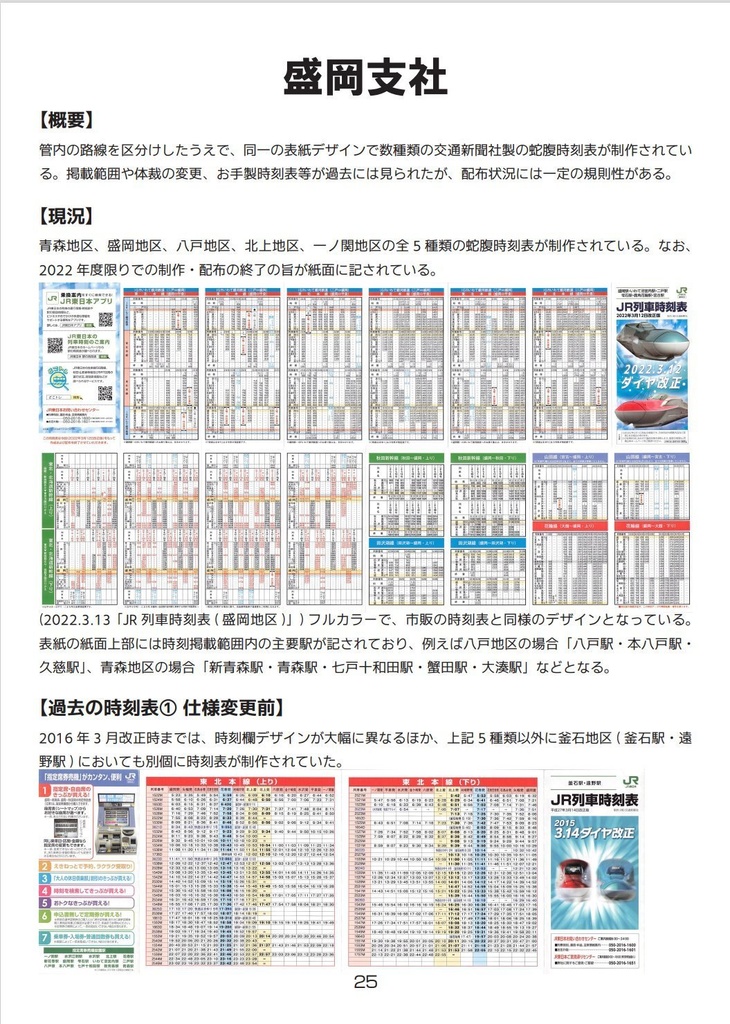 ポケット時刻表の研究 北日本編 - pocketreserch - BOOTH