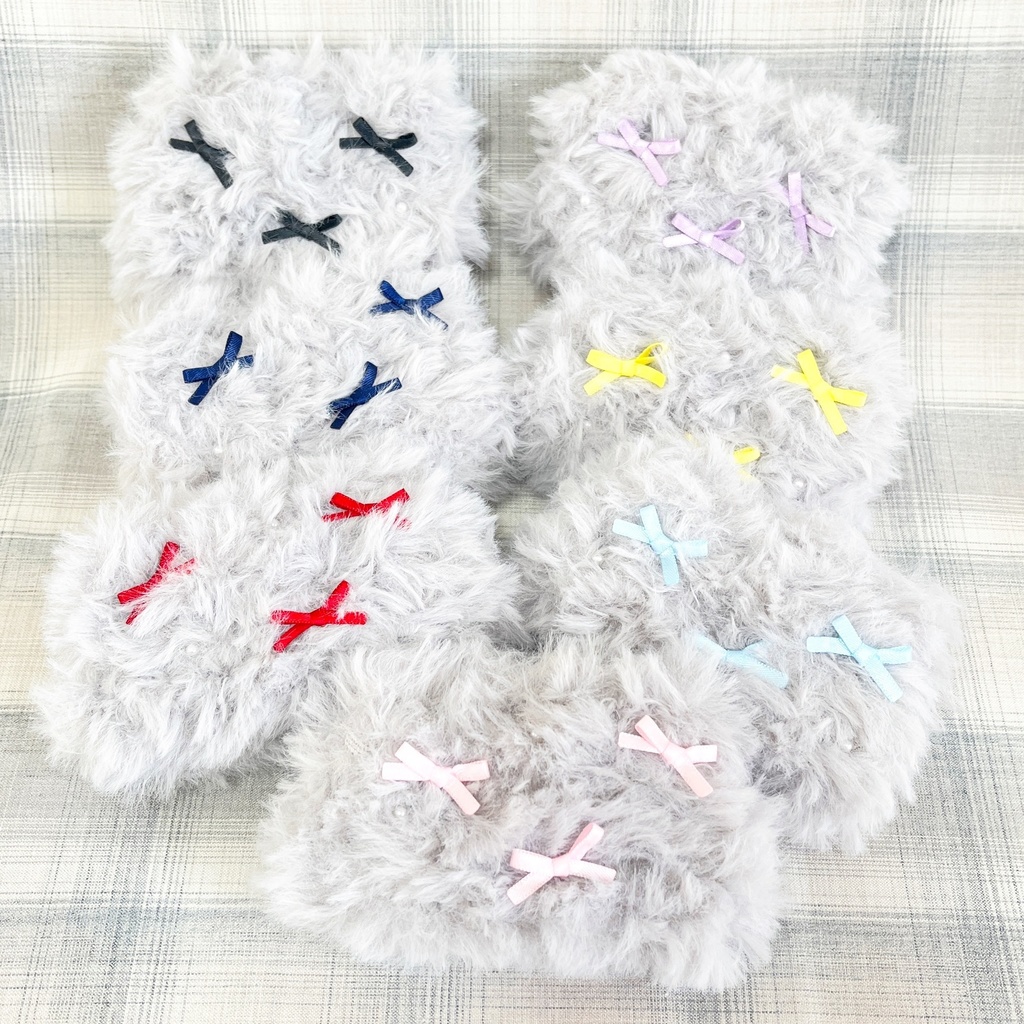 ねこみみ風ファー帽子┆〖gray〗┆Ssize