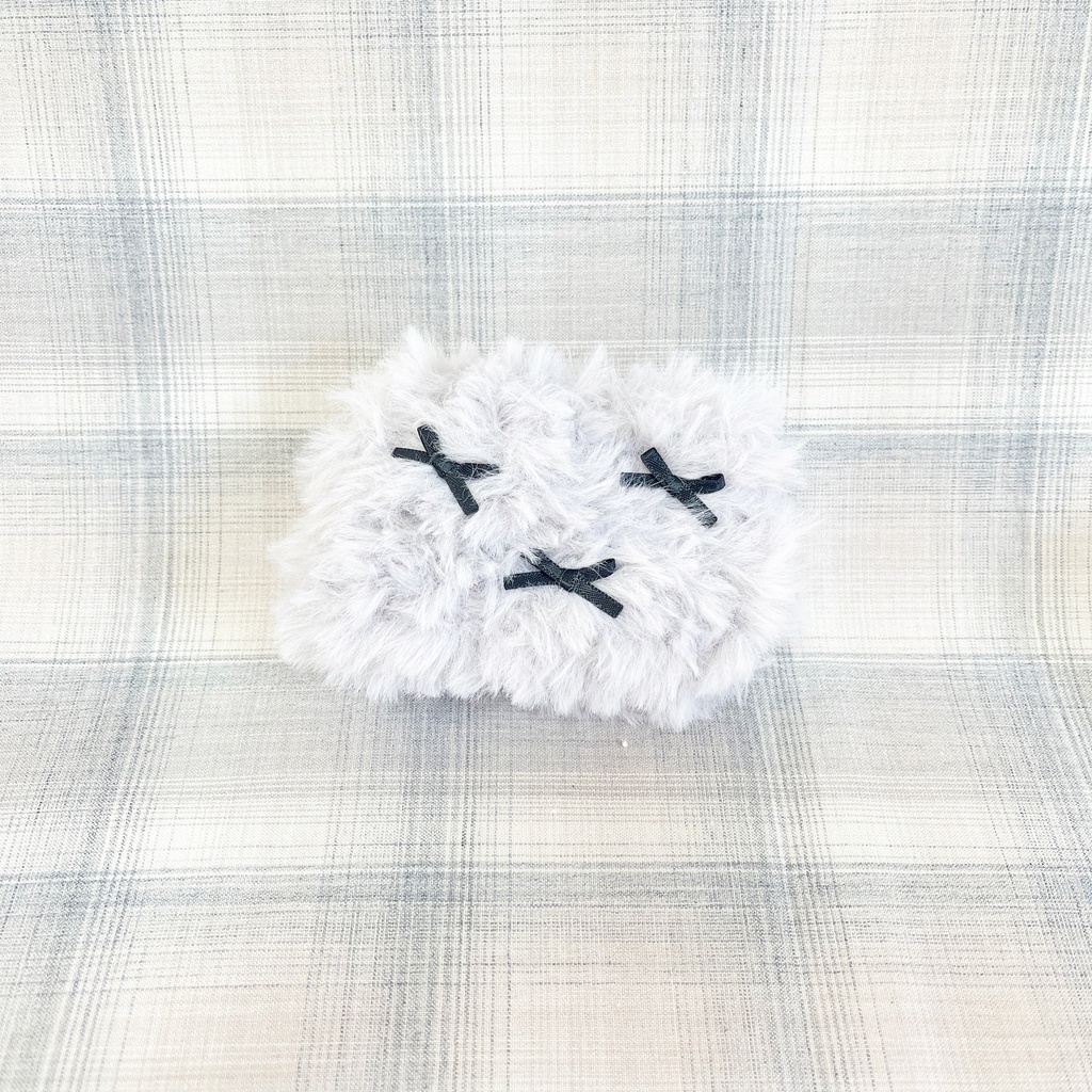 ねこみみ風ファー帽子┆〖gray〗┆Ssize