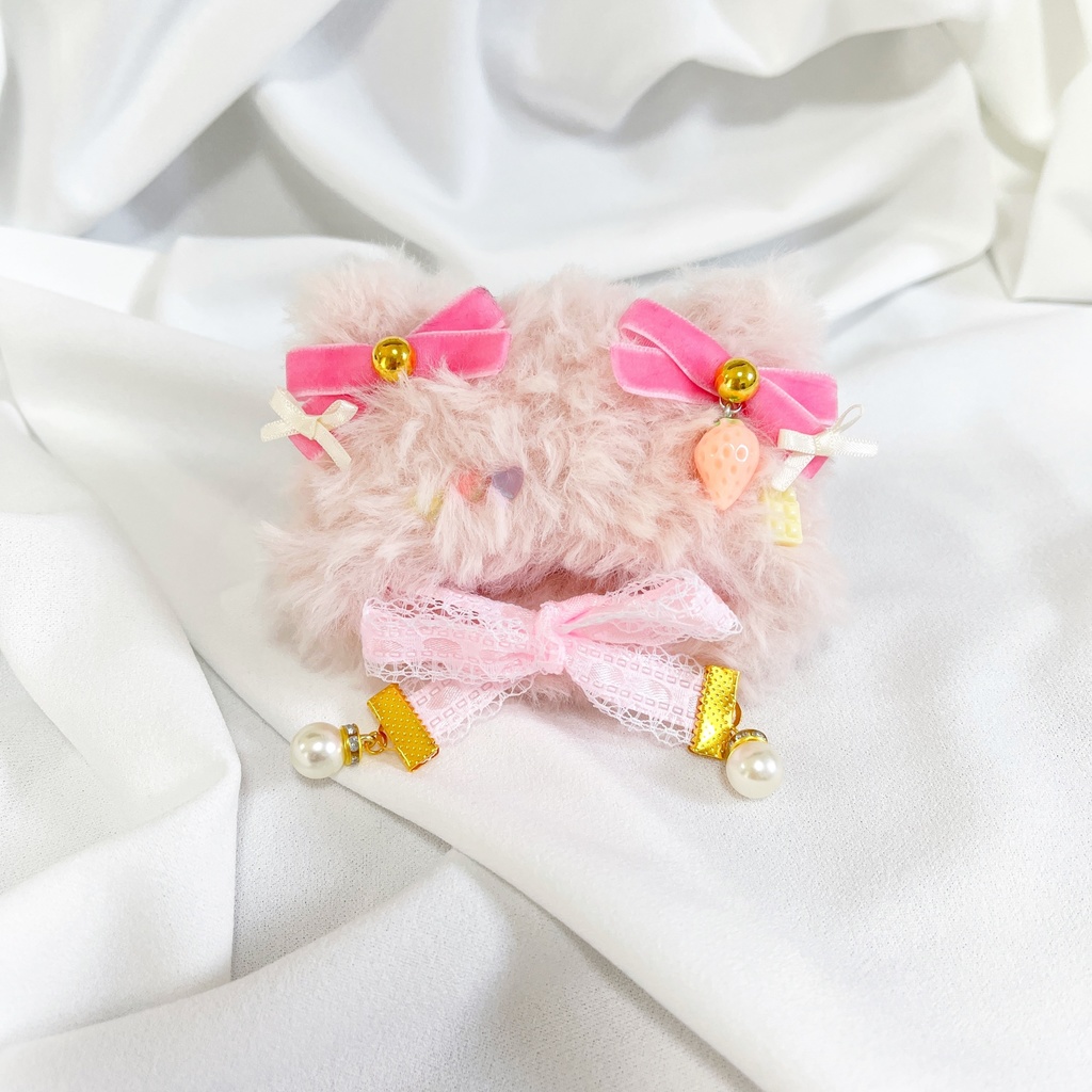 ふわねこリボンフード ┆『Valentine』┆Ssize