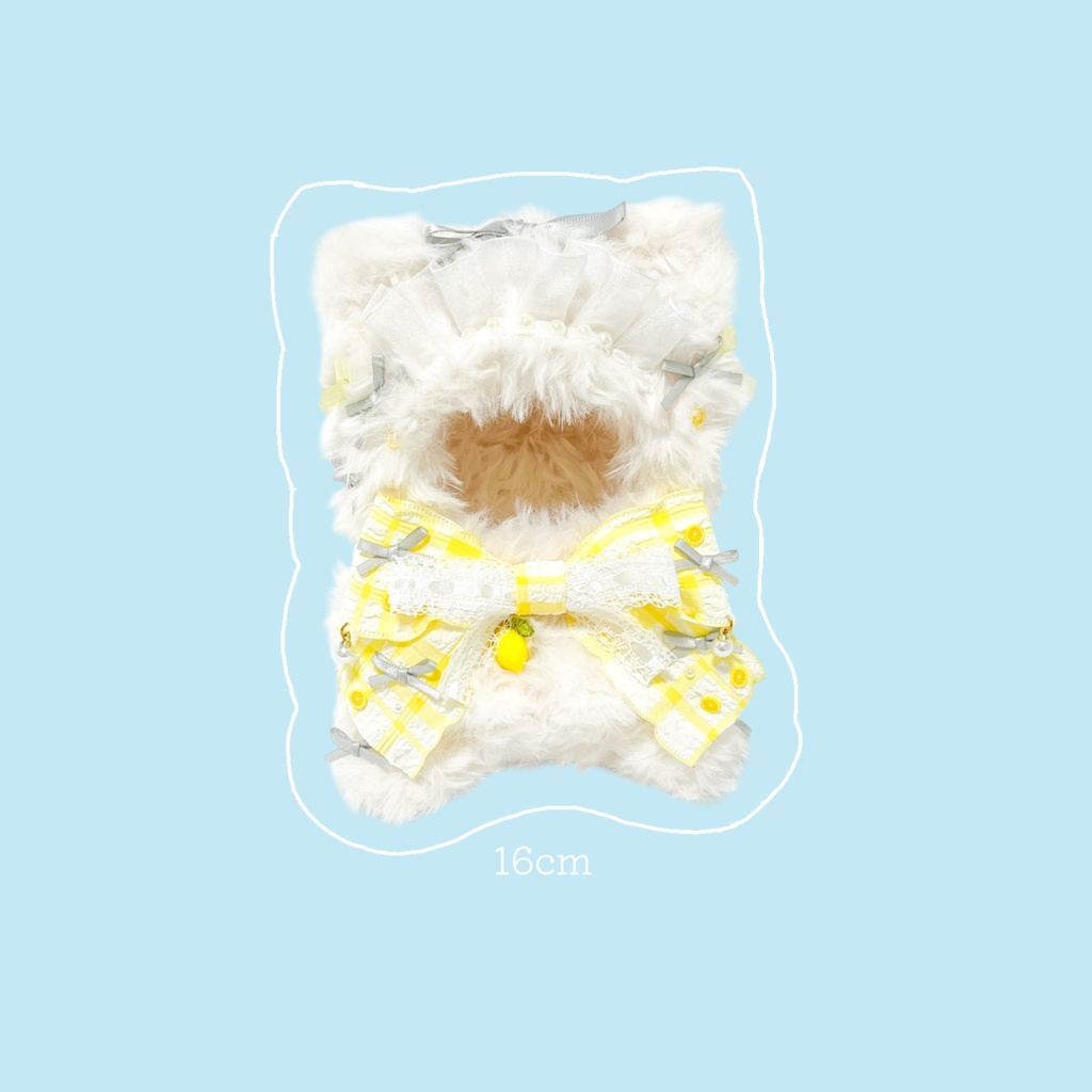 おすわりきぐるみ┆ ねこ ┆ lemon┆16cm