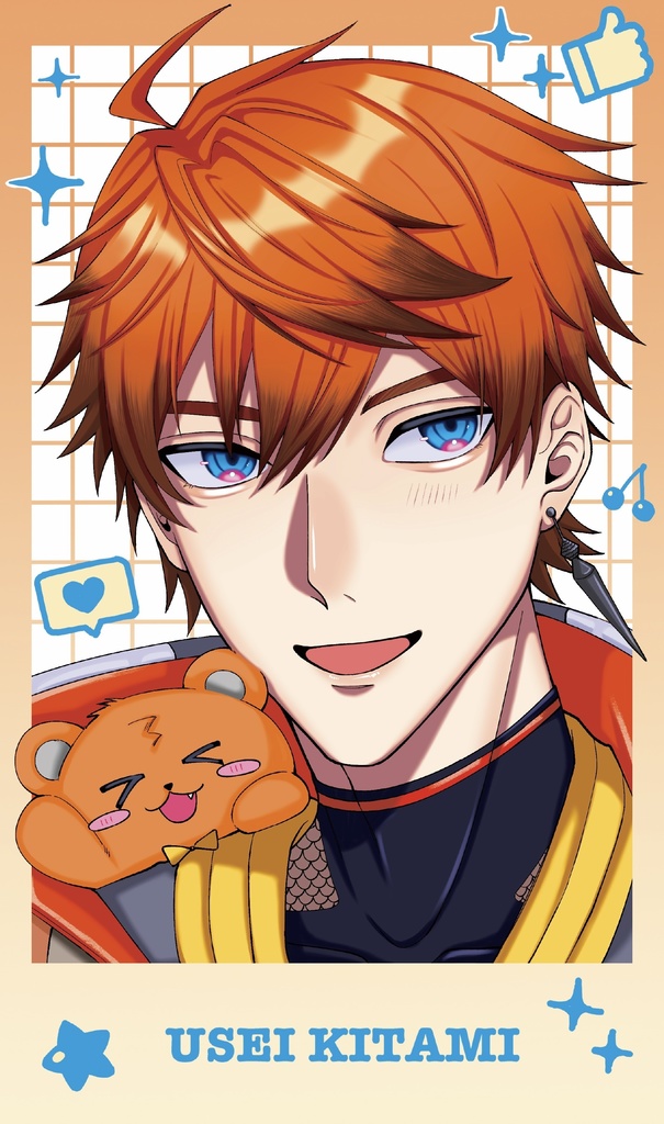 チェキ風カード_北見遊征