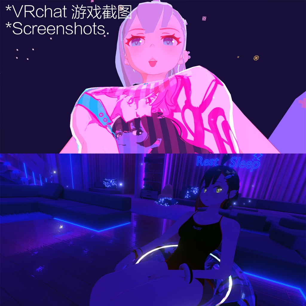 【3Dモデル】【VRchat】ZDY avatar001 ZDY式基础人形