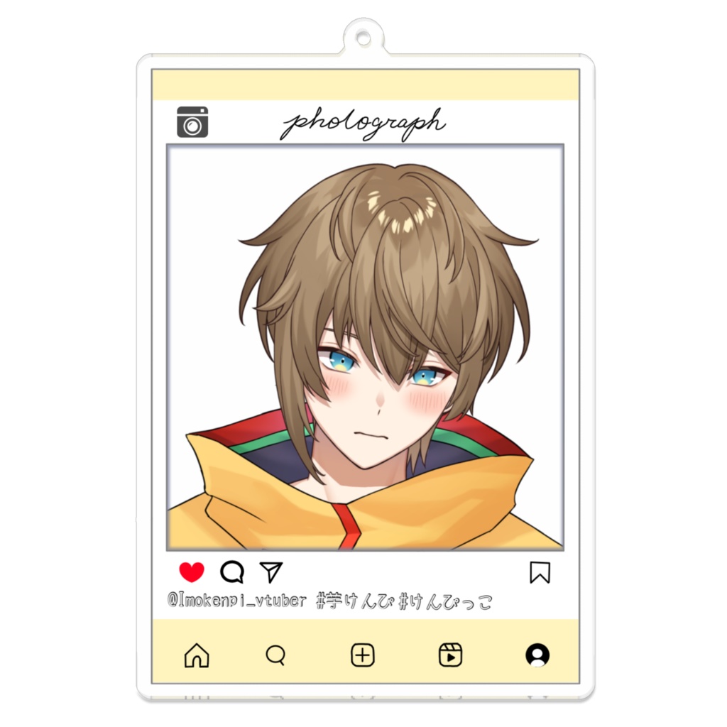 芋けんぴ照れ照れアクキー!