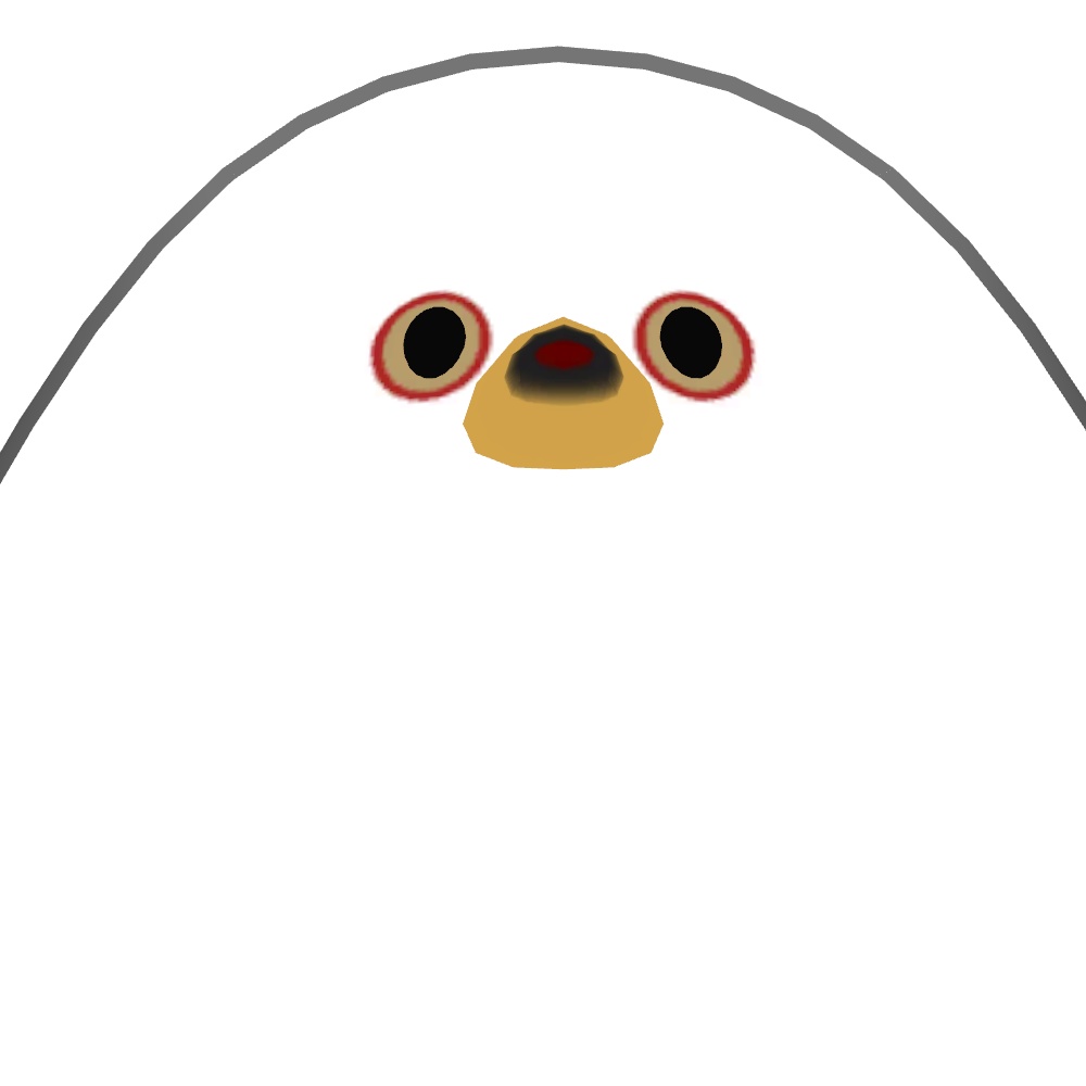 【VRChat/Free】Brid/鳥 専用ウミネコテクスチャ