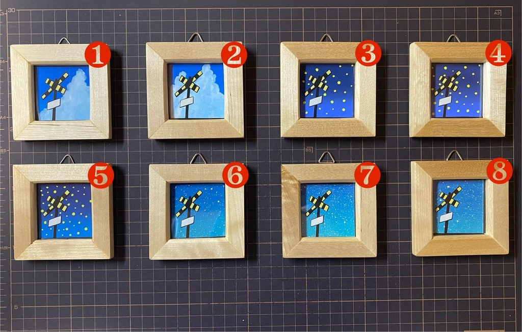 【切り絵原画】待ち合わせ