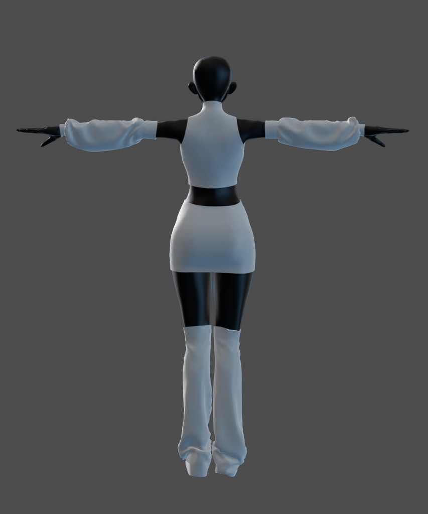 【汎用衣装データ】キャンペーンガール風コスチューム