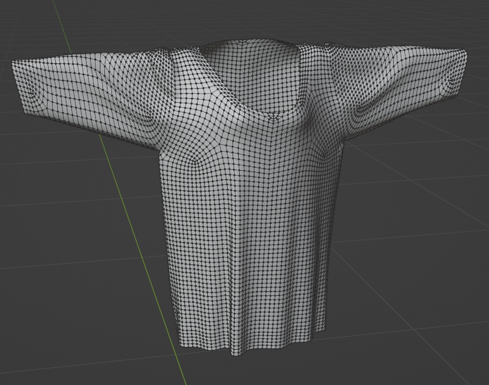 【汎用衣装データ】大きめTシャツ(通常ver・肩ずりさがりver)