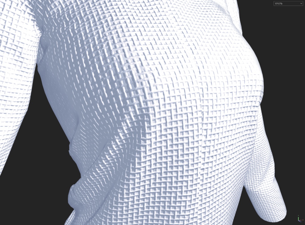 SubstancePainter向け織種ジェネレーター「Nyanneco Fabric Weave Generator」