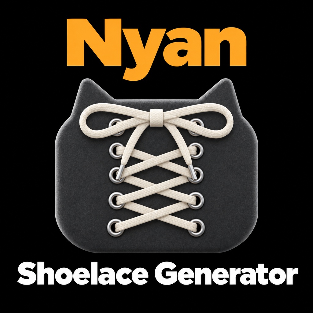 SubstancePainter用靴紐ジェネレーター「Nyanneco Shoelace Generator」