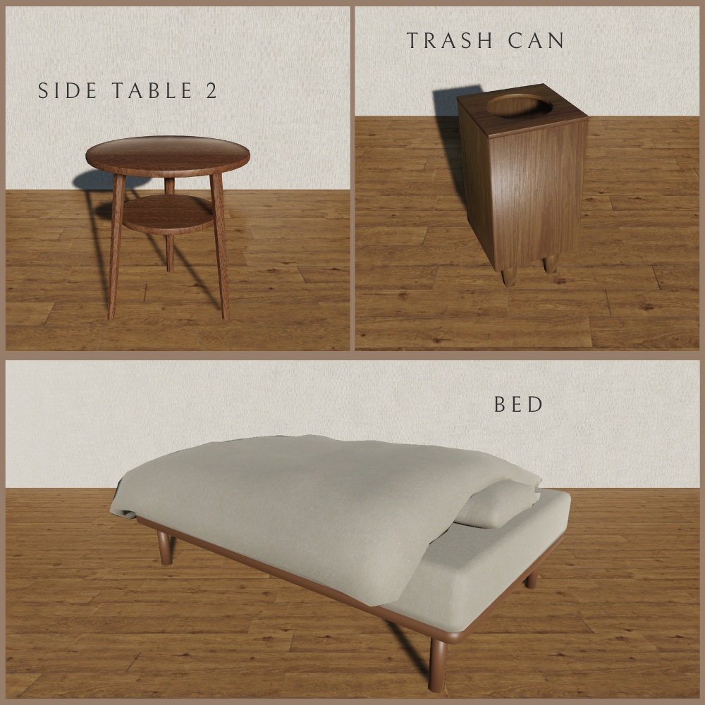 ナチュラル家具セット(9点)