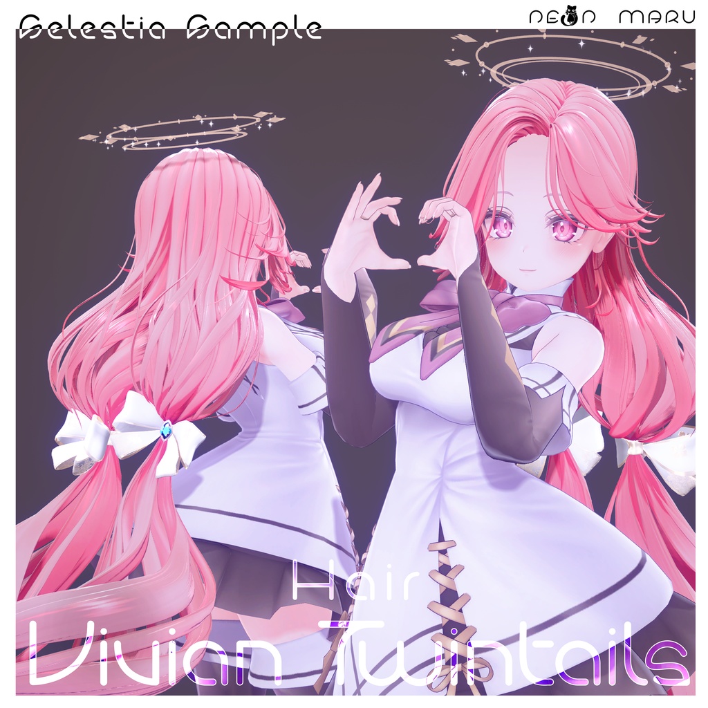 【Vivian Twin Tails】 Hair
