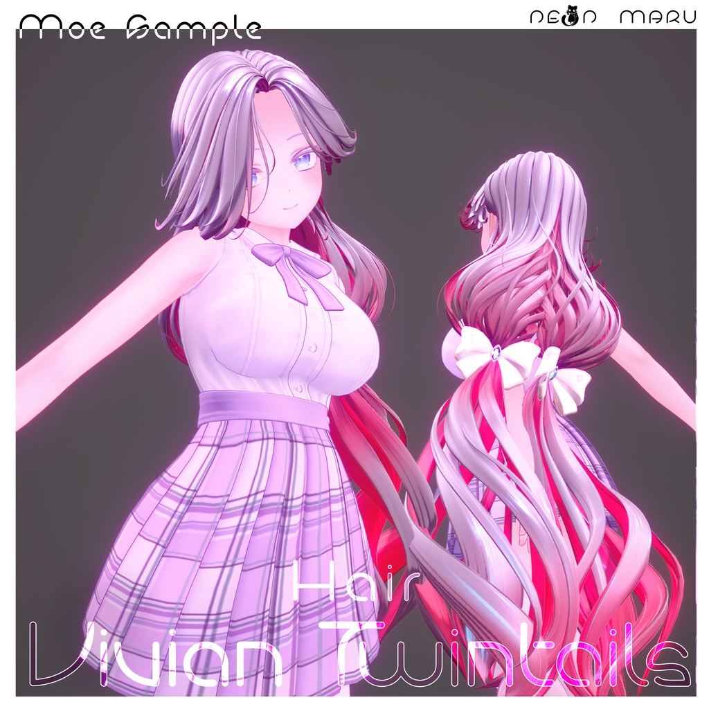 【Vivian Twin Tails】 Hair