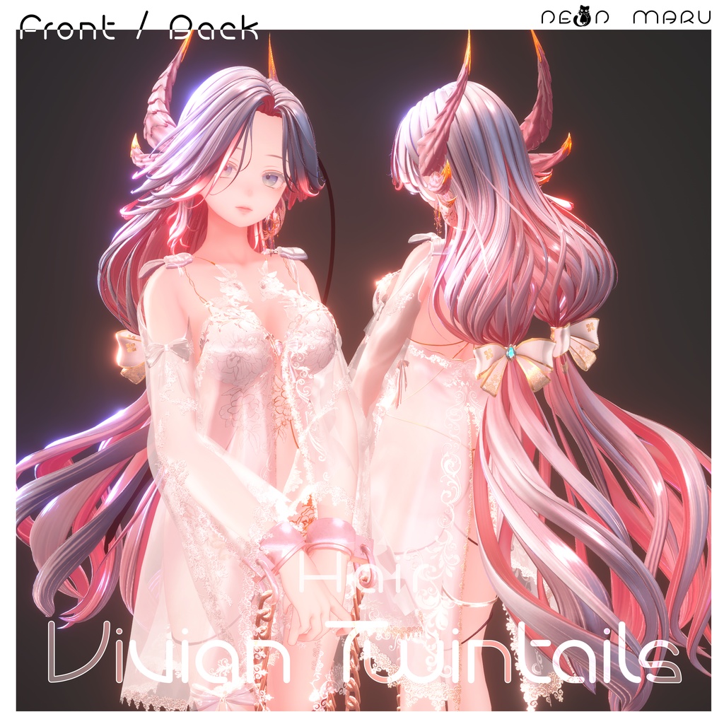 【Vivian Twin Tails】 Hair