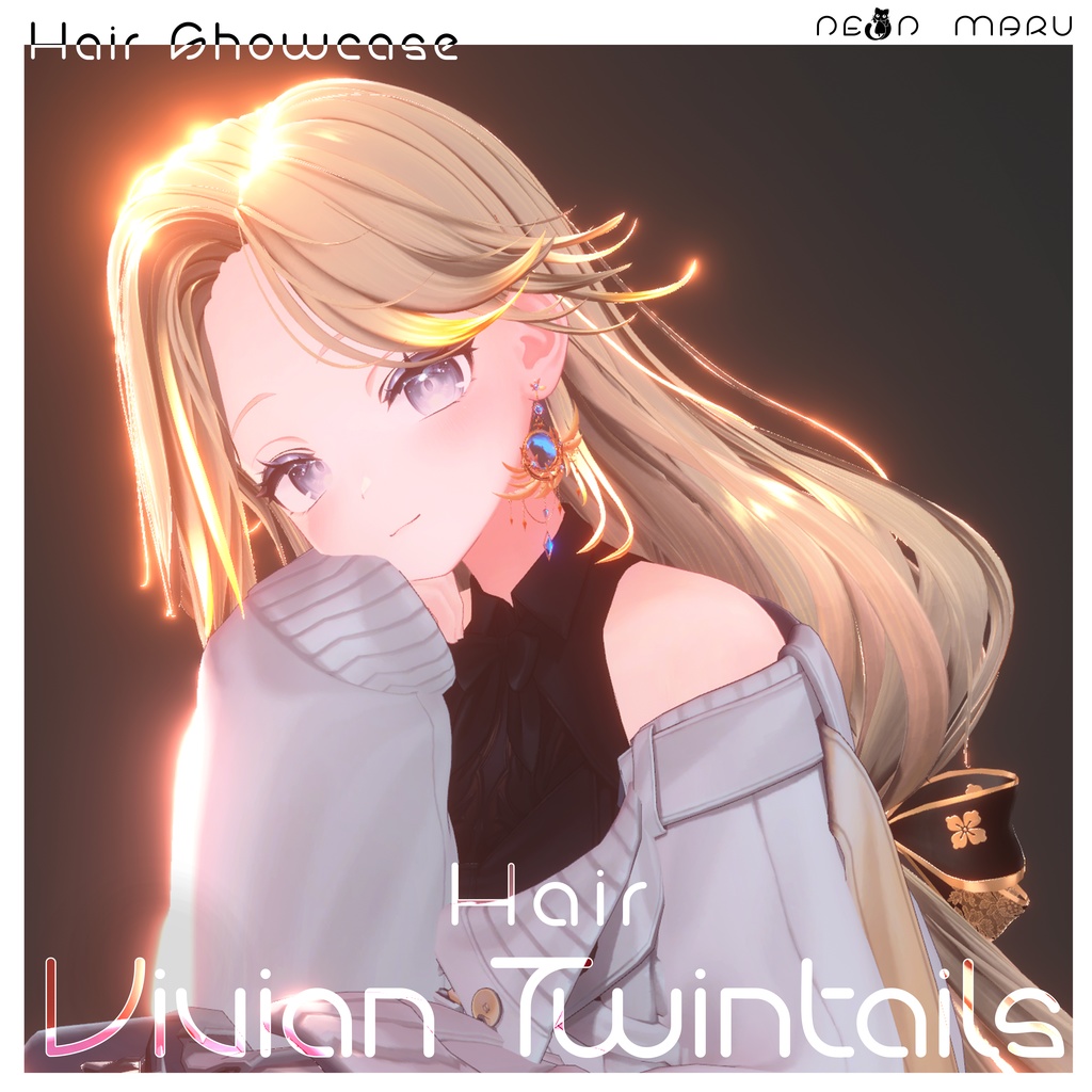 【Vivian Twin Tails】  Hair