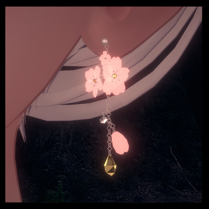 夜桜【VRC想定】