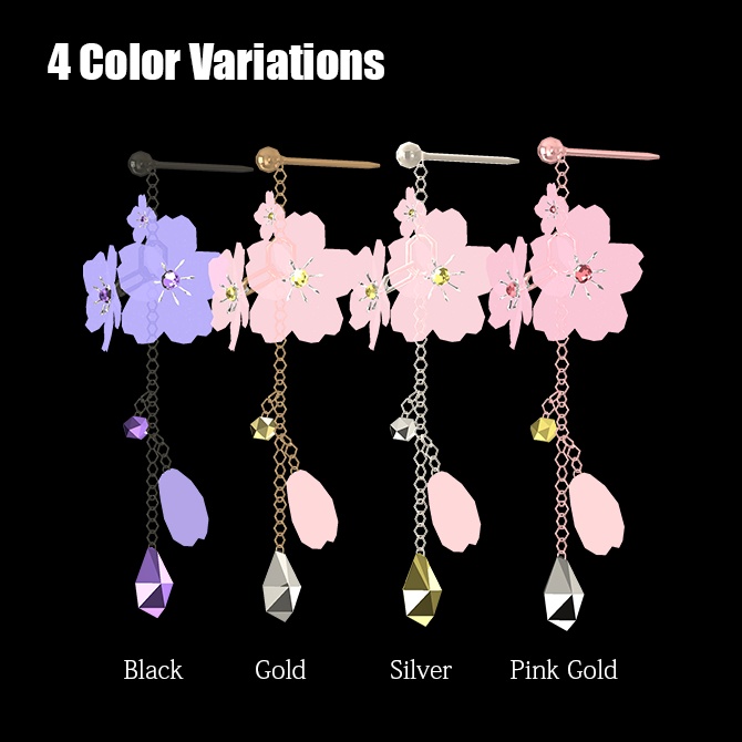 夜桜【VRC想定】