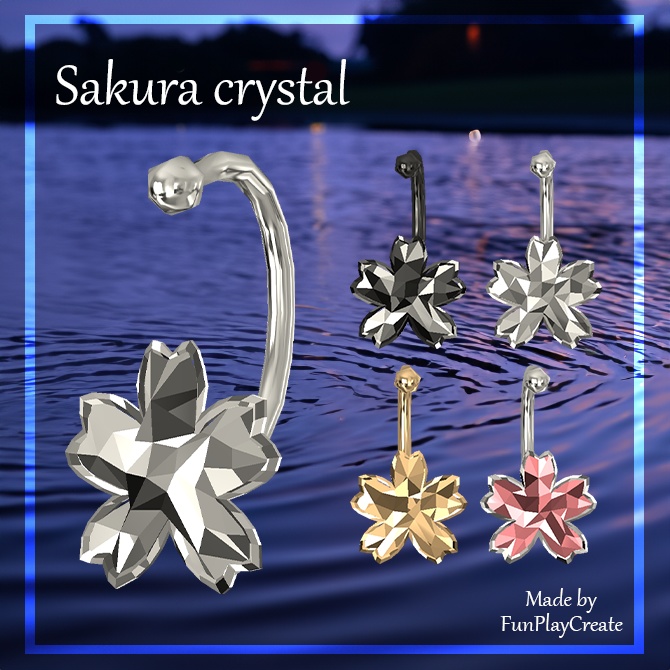 Sakura crystal【VRC想定】