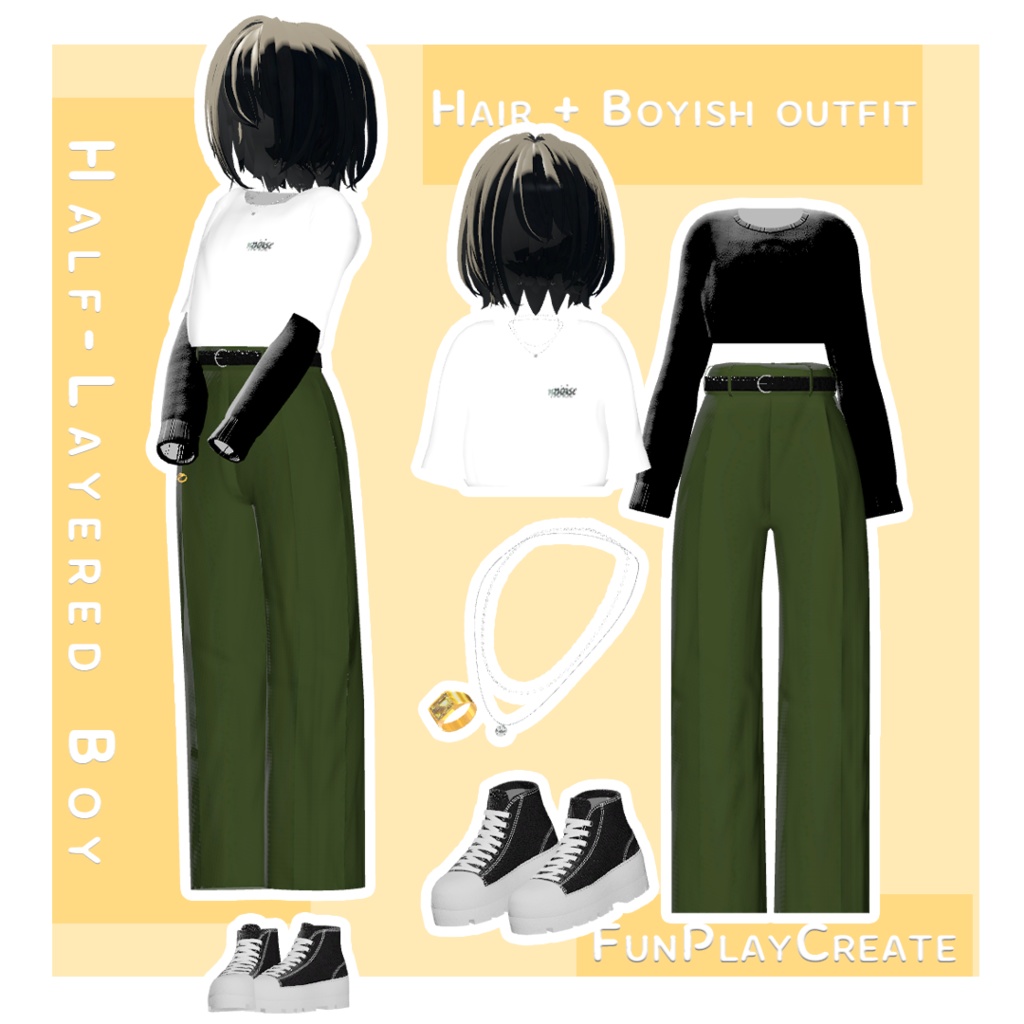 Half Layered Boy「Sio、rurune対応衣装」
