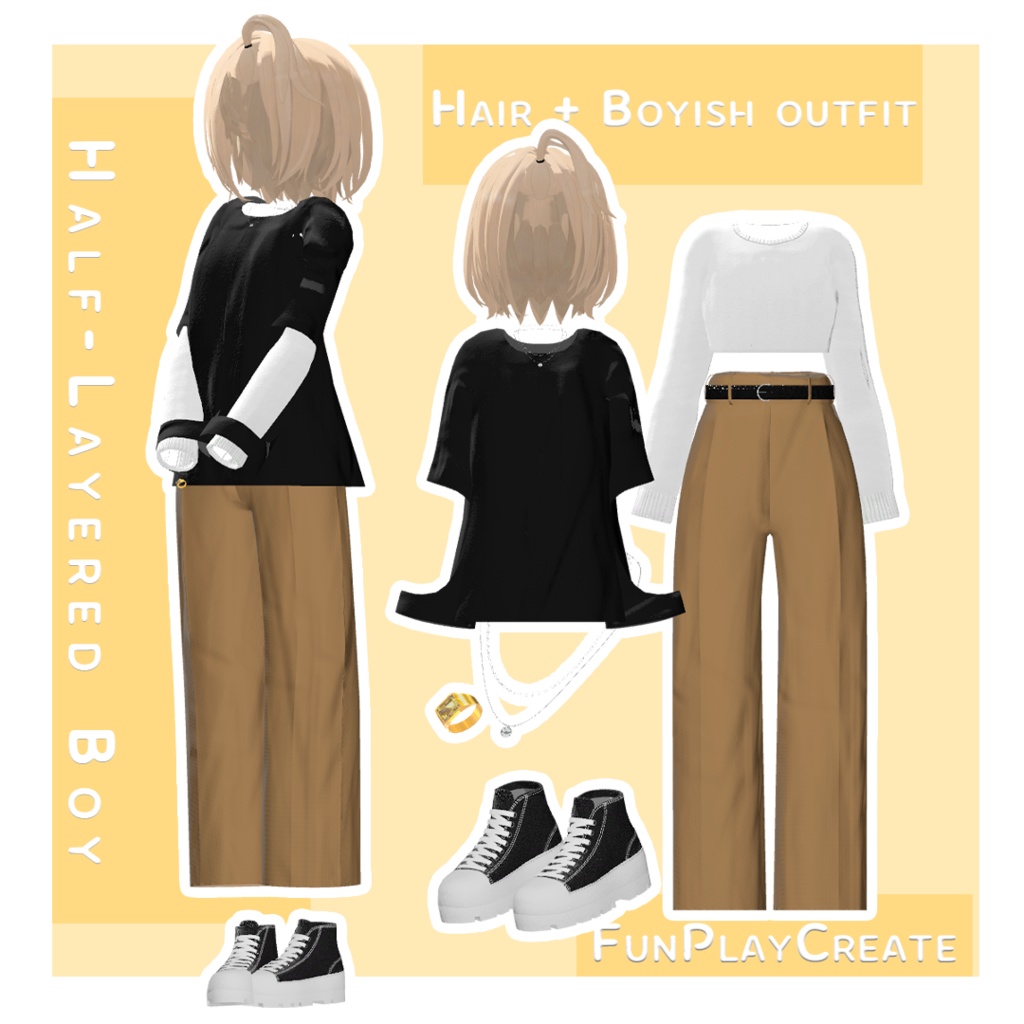 Half Layered Boy「Sio、rurune対応衣装」
